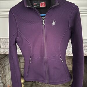 Spyder Purple Ski Jacket Performance Fit